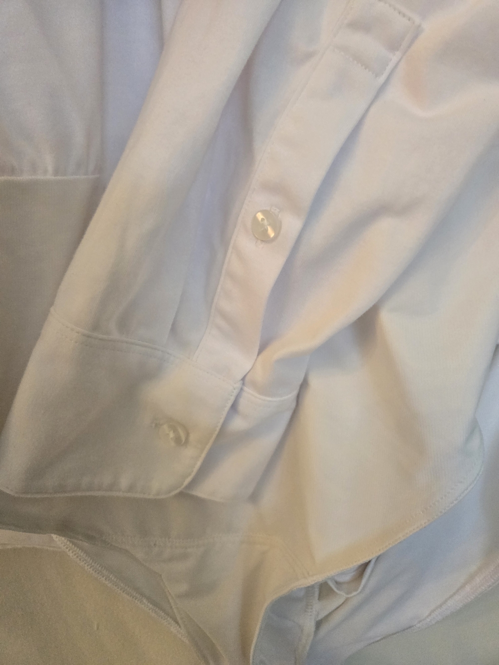 SPANX White Long Sleeve Bodysuit Blouse - Picture 5 of 6